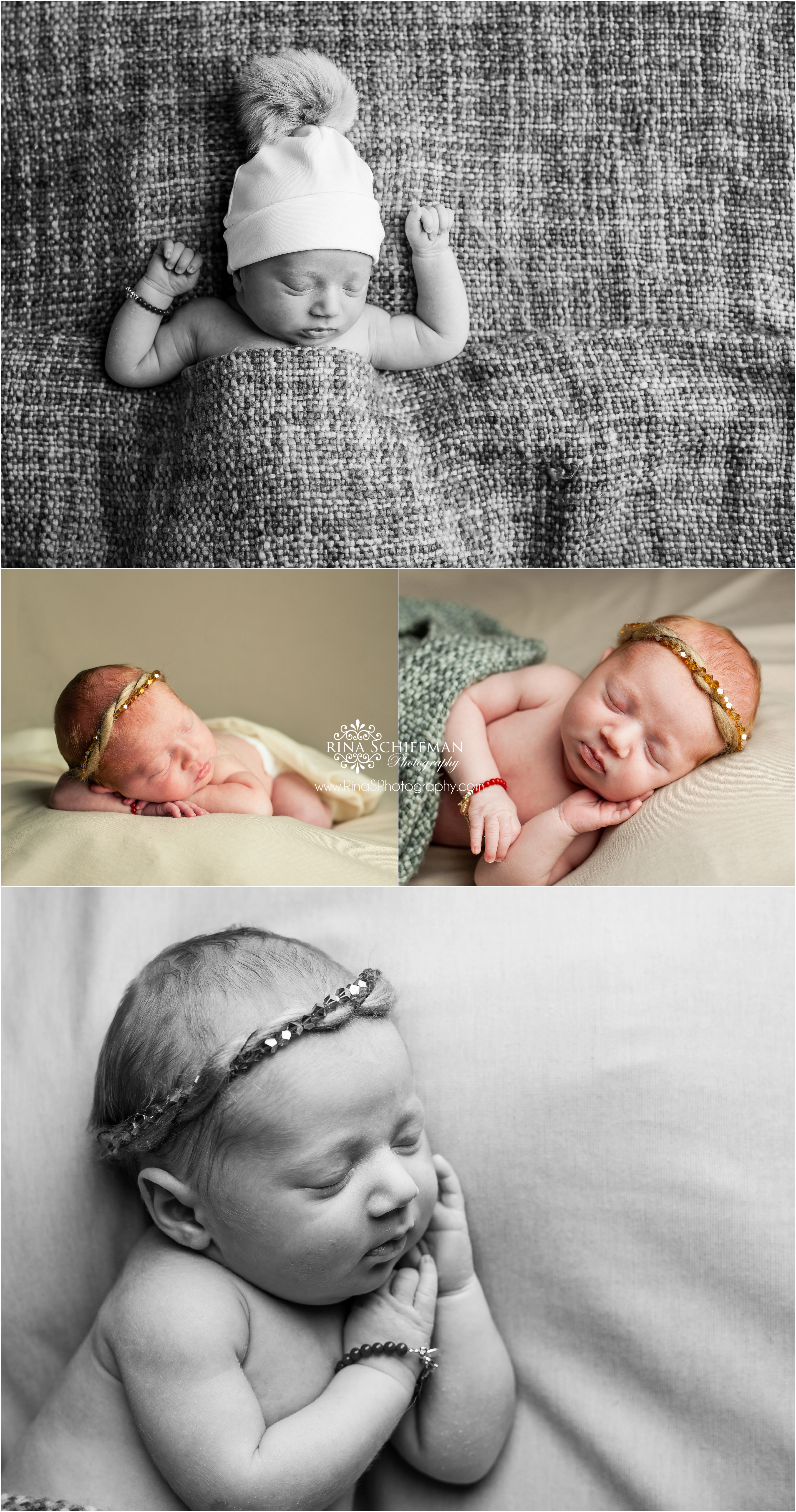 newborn girl portrait