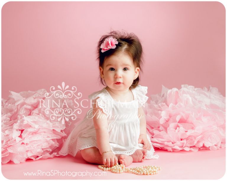 classic baby girl portrait