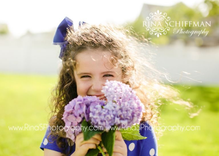 girl portrait with flowers
