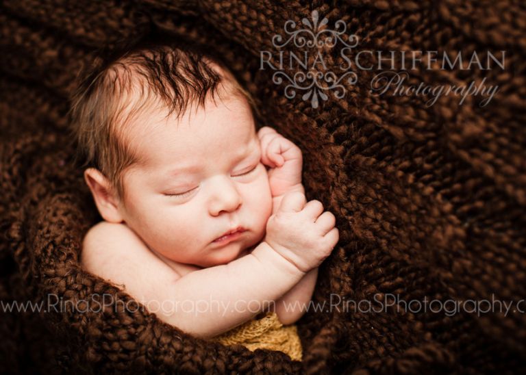newborn girl portrait