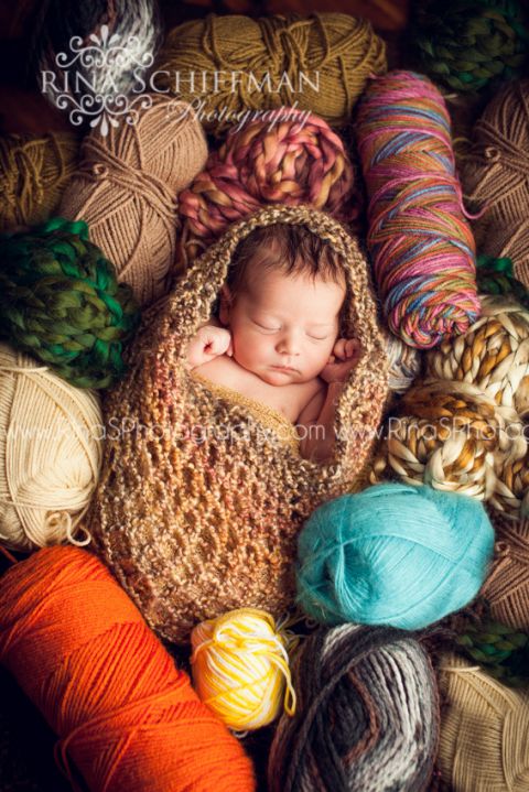 newborn girl portrait