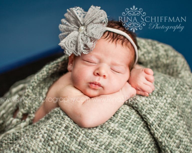 newborn girl portrait