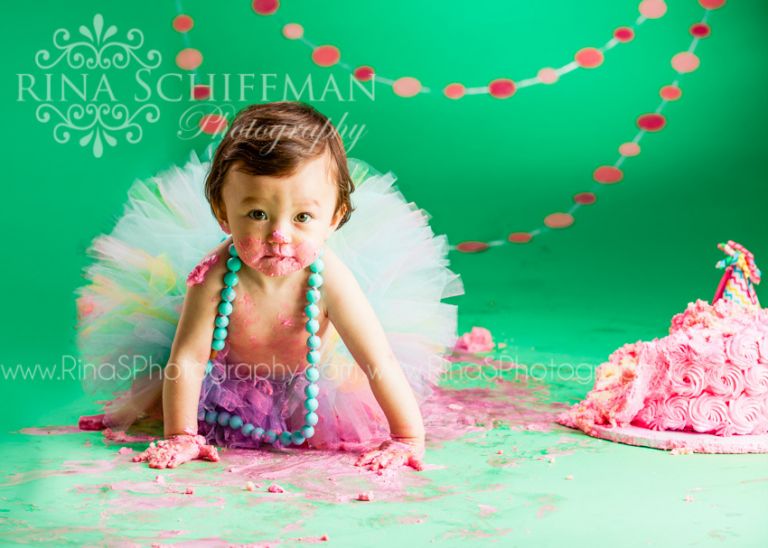 first birthday portraits