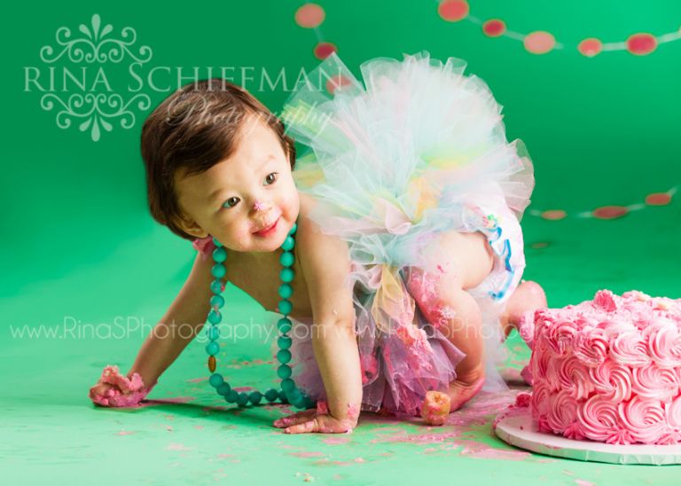 first birthday portraits