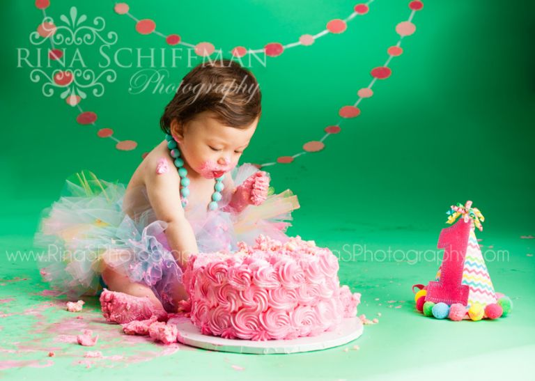 first birthday portraits