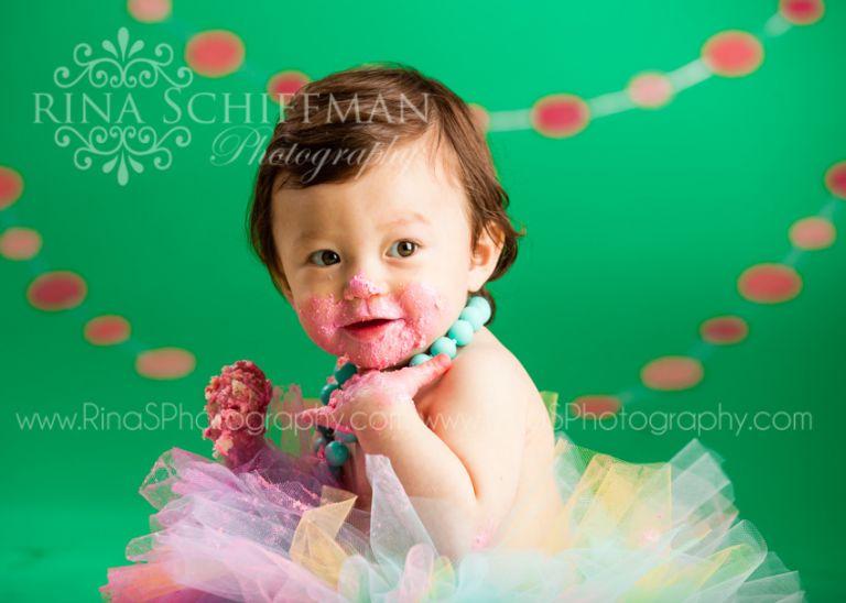 first birthday portraits