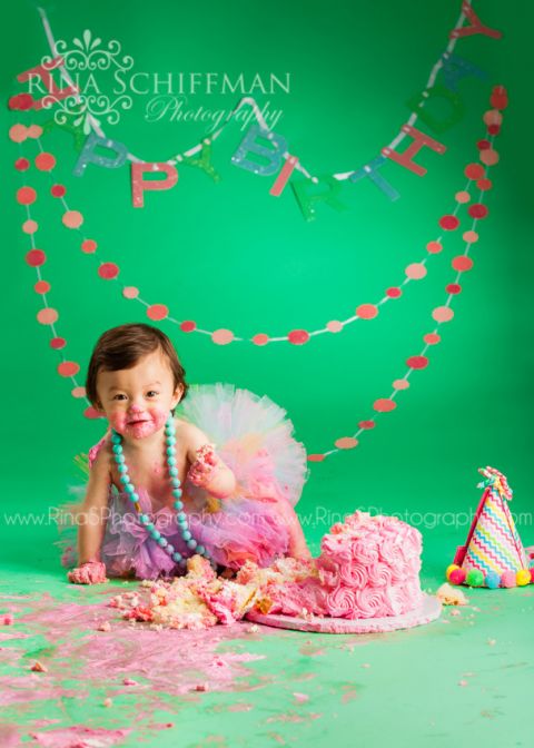 first birthday portraits