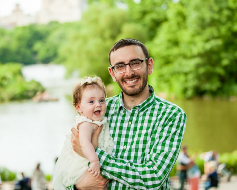 family portrait in central park