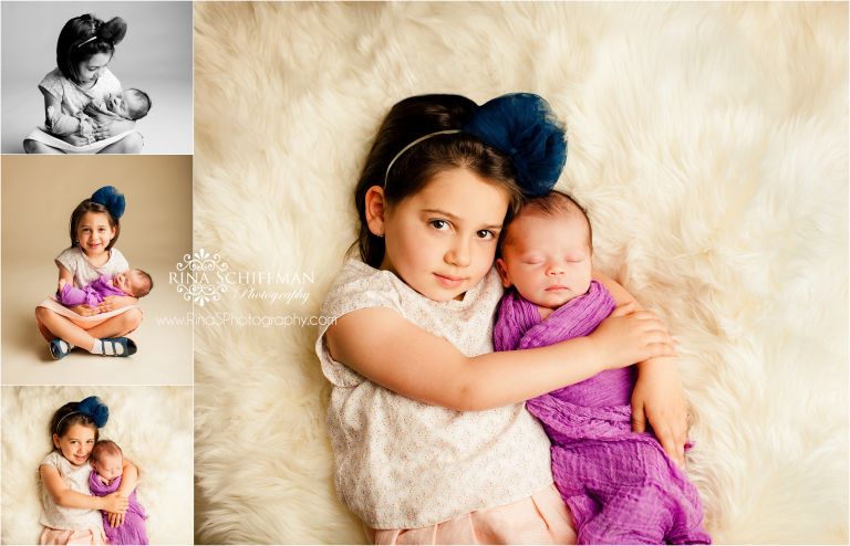 newborn portraits with sibling