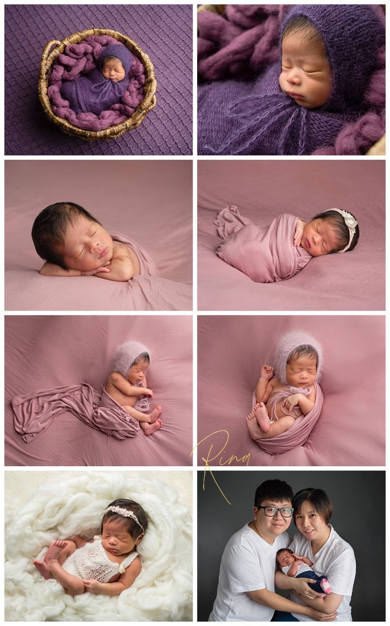 Newborn baby girl portrait rockland county, NY